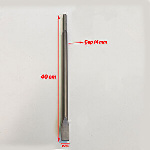 Profesyonel Uzun Keski 14x400x20 Mm Beton Duvar Kırıcı Kırım Delme Ucu Darbeli Çelik Gövde El Aleti