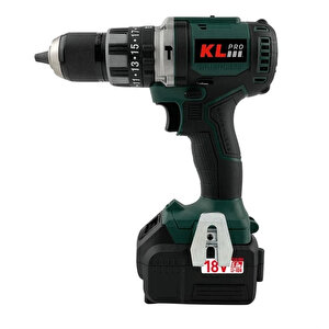 Klpro Set-3 (2.0 Ah 115 Mm Şarjli Avuç Taşlama kömürsüz+2.0 Ah Şarjli Darbeli̇ Vi̇dalama/matkap Kömürsüz)