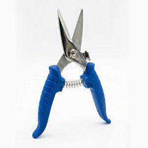 Çok Amaçlı Fonksiyonel Makas Emniyet Kilitli Plastik Saplı Hobi Tamirat Makası