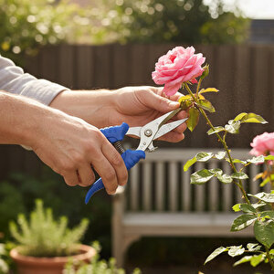 Çok Amaçlı Fonksiyonel Makas Emniyet Kilitli Plastik Saplı Hobi Tamirat Makası
