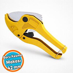 Plastik Boru Kesme 42 Mm Otomatik Bahçe Hortum Su Tesisatı Pprc Pvc Kesici Makası