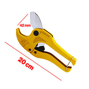 Plastik Boru Kesme 42 Mm Otomatik Bahçe Hortum Su Tesisatı Pprc Pvc Kesici Makası