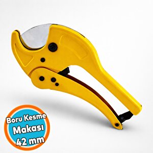 Pvc Boru Kesme Makası Büyük 42 Mm Otomatik Bahçe Hortum Kesici Makası Su Tesisatı Pprc Pvc Plastik