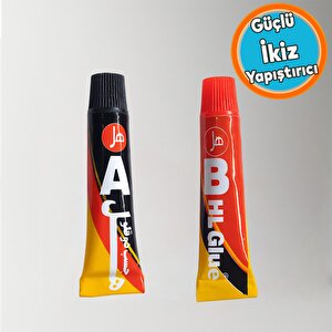 Çok Amaçlı Güçlü İkiz Yapıştırıcı Süper Etkili Metal Plastik Ahşap Hızlı Kuruyan Süper Yapıştırıcı