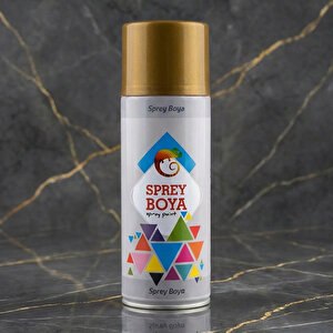 Sprey Boya Altin Yaldiz 400 Ml Metal Ahşap Beton Yüzeylere Uygun Hobi Dekoratif Amaçlı Sprey Boya