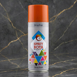 Sprey Boya Turuncu 400 Ml Metal Ahşap Plastik Beton Yüzeylere Uygun Hobi Dekoratif Amaçlı Sprey Boya