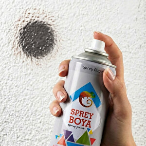 Sprey Boya Gri̇ 400 Ml Metal Ahşap Beton Yüzeylere Uygun Hobi Dekoratif Amaçlı Sprey Boya