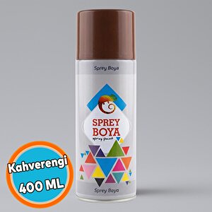 Sprey Boya Kahverengi̇ 400 Ml Metal Ahşap Beton Yüzeylere Uygun Hobi Dekoratif Amaçlı Sprey Boya