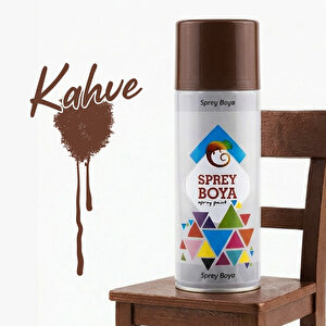 Sprey Boya Kahverengi̇ 400 Ml Metal Ahşap Beton Yüzeylere Uygun Hobi Dekoratif Amaçlı Sprey Boya