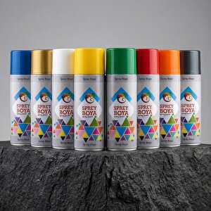 Sprey Boya Kahverengi̇ 400 Ml Metal Ahşap Beton Yüzeylere Uygun Hobi Dekoratif Amaçlı Sprey Boya