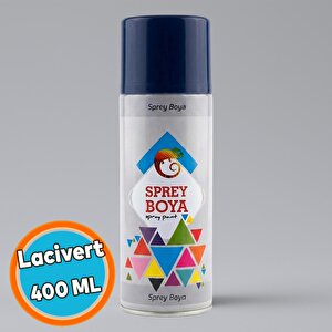 Sprey Boya Laci̇vert 400 Ml Metal Ahşap Beton Yüzeylere Uygun Hobi Dekoratif Amaçlı Sprey Boya