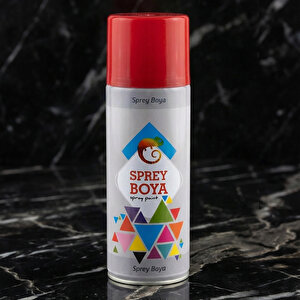 Sprey Boya Bayrak Kirmizi 400 Ml Metal Ahşap Beton Yüzeylere Uygun Hobi Dekoratif Amaçlı Sprey Boya