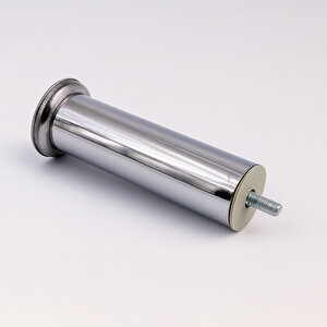 Mobilya Ayağı Modern Koltuk Kanepe Dayanıklı Tv Ünite M8 Civatalı Ayakları Krom Gümüş Metal 15 Cm