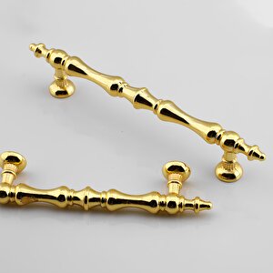 Mobilya Çekmece Mutfak Dolabı Dolap Kulpları Kulbu Kulpu Altın Gold Metal Kulp 128 Mm- 12.8 Cm