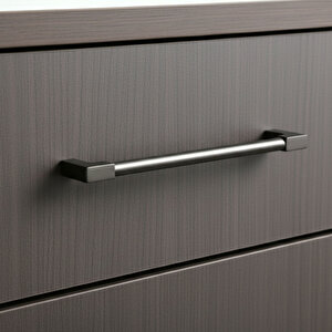 Mobilya Kulp Çekmece Dolap Kapak Kolu Kulpu Kulpları Dayanıklı Tasarım Gümüş Krom Metal 224 Mm