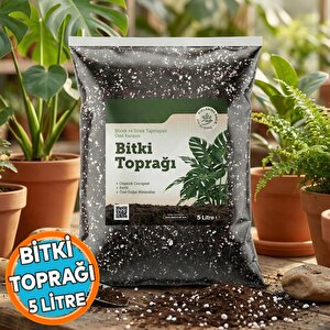Bitki Bakım Seti 1 Adet 5 Litre Kaktüs Toprağı + 1 Adet 5 Litre Bitki Toprağı Toprak