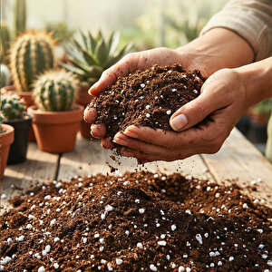Organik Cocopeat Perlit Pomza Karışımlı Genel Bitki Kullanıma Uygun Bitki Toprağı Toprak (5 Li̇tre)