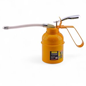 Spiralli Metal Gövdeli Yağdanlık Uçlu Yağ Pompası Araba Makine Atölye Yağdanlığı 300 Ml
