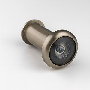 Kapı Dürbünü Kısa 35-60 Mm 14 Mm Delik Çapı Güvenlik Gözetleme Aparatı Metal Gövde Saten Renk