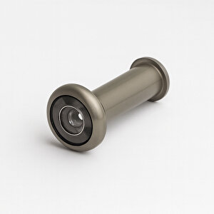 Saten Renk Kapı Dürbünü Kısa 50–75 Mm Ayarlanabilir 14 Mm Geniş Açılı Güvenlik Kapı Gözetleme Dürbünü