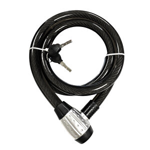 Motosiklet Bisiklet Halat Zinciri Hırsız Kilidi 150 Cm Çelik Kilit Çap 25 Mm Ø 1 Adet