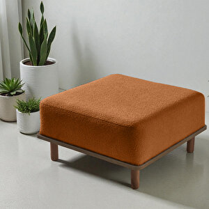 Eymense Pia İkili Koltuk + Puf Turuncu