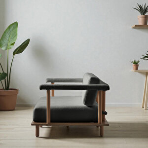 Pia İkili Koltuk Antrasit Antrasit