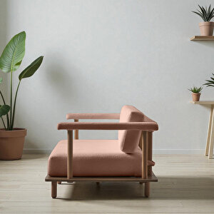 Pia İkili Koltuk Pembe Pembe