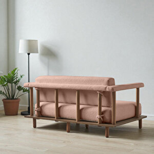 Pia İkili Koltuk Pembe Pembe