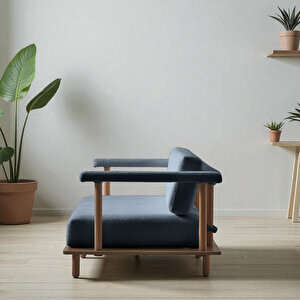 Pia İkili Koltuk Lacivert Lacivert