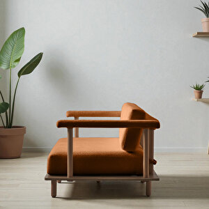 Pia İkili Koltuk Turuncu Turuncu