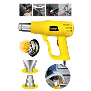 2000 Watt Darbeye Dayanıklı Bakır Sargılı Rezistans 2 Kademeli Sıcak Hava Tabancası Isi