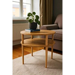 Moreno Orta Sehpa Konik Ayaklı Exclusive Tasarım Yan Sehpa Çok Amaçlı Kullanım Kahveregi