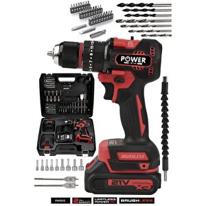 84 Parça Darbeli̇ Çeli̇k Mandrel Kömürsüz 21 V