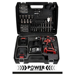 84 Parça Darbeli̇ Çeli̇k Mandrel Kömürsüz 21 V