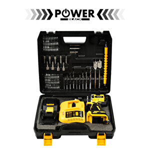 Xr Li̇-on 21 V 1500 Ah Çi̇ft Akülü Darbeli̇ Kömürsüz 82 Parça Uç Seti̇ Hedi̇yeli̇  10 Mm