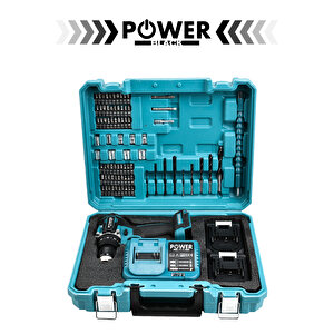 Kömürsüz (firçasiz) Darbeli Şarjlı Matkap Seti 82 Parça