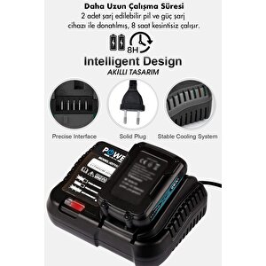 4 Lü Set Profesyonel Şarjli Matkap Hi̇lti̇ Taşlama Büyük Somun  Sikma Ultra Güçlendri̇lmi̇ş