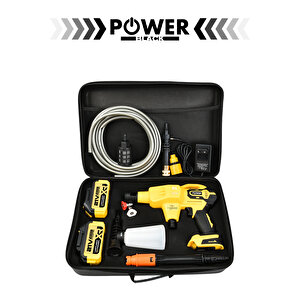 Kömürsüz Şarjlı Oto Yıkama Makinesi Çift Akülü Bahçe Yıkama Makinesi