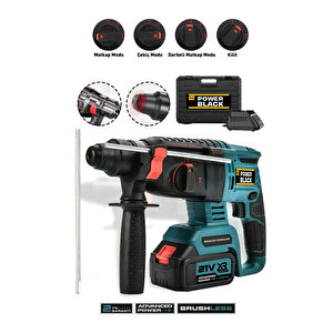 Bakır Sargılı Kömürsüz Motor Darbeli Çift Akülü Şarjlı Kırıcı Delici 2-26 Mm Hilti 21 V