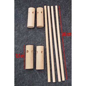 Patili Dostumuzun Rahat Edebileceği Ahşap Peluş Matlı Yıkanabilir Evcil Kedi Yatağı