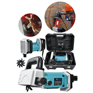 2000 W Kanal Açma Makinası Turbo Motor Kırmızı