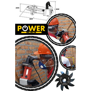 Kanal Açma 2000w Kanal Açma Makinası Turbo Motor