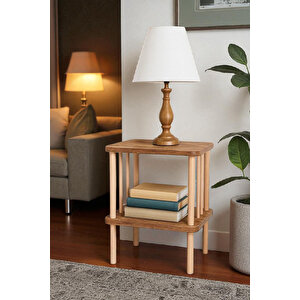 Vita. Kolay Kurulum Komodin Ahşap Ayaklı Atlantik Çam Desenli