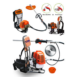 German 11000rpm 5.9 Hp Sırt Tipi Benzinli Motorlu Ot Çalı Çim Biçme Tırpanı