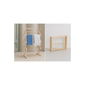 Ahşap 3 Kademeli Kurutmalık