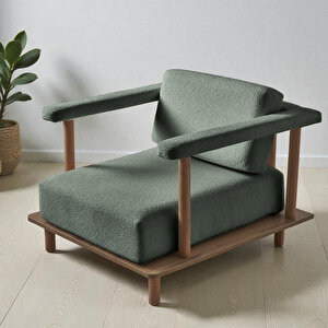 Eymense Pia Koltuk Takımı 2+1+puf Yeşil