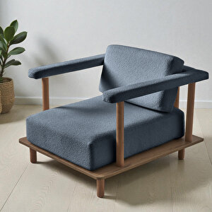 Eymense Pia Koltuk Takımı Oturma Odası Seti Konsollu Lacivert