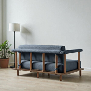 Eymense Pia Koltuk Takımı Oturma Odası Seti Lacivert