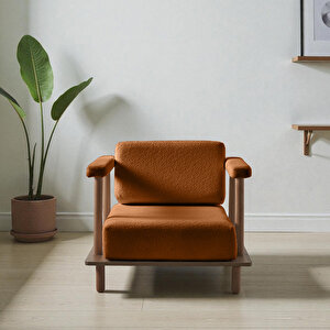 Eymense Pia Koltuk Takımı Oturma Odası Seti Turuncu